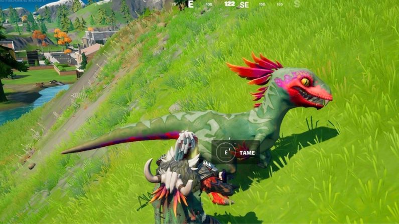 Jogo De Vídeo Em Quadrante. Fortnite é Um Videogame Online De