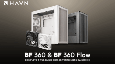 Potencial máximo de arrefecimento com as caixas da série HAVN BF e as ventoinhas da série H