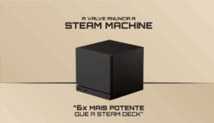 Novo PC/Consola Steam Machine "6x mais potente que a Steam Deck" Capa