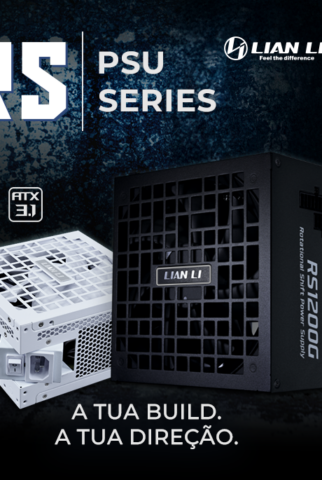 PSUs Lian Li Série RS – Alimentação de diferentes Direções