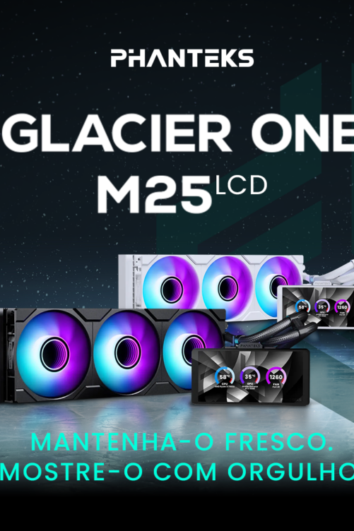 Phanteks Glacier One 360M25 Gen 2 LCD DRGB: O futuro do Watercooling de Elite
