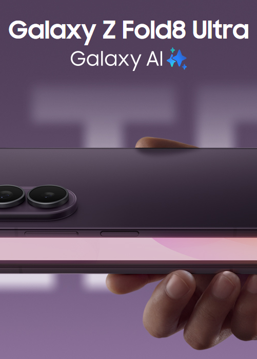 Os Novos Galaxy Z Fold 8 Ultra, Fold 8 e Z Flip 8 já chegaram!
