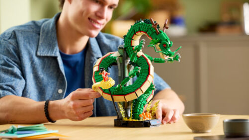 LEGO Dragon Ball chega em 2026 com o set de Shenron e Goku