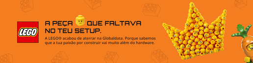 A Lego acabou de aterrar na Globaldata. Aproveita e completa o teu setup
