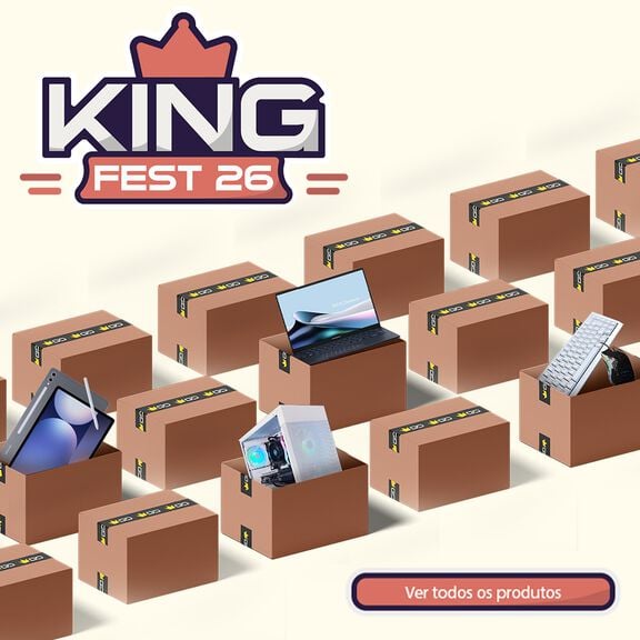 A loucura no King Fest come&ccedil;ou, agarra as melhores promo&ccedil;&otilde;es!