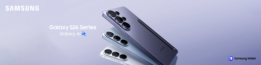 Compra agora os Smartphones Samsung Galaxy S26