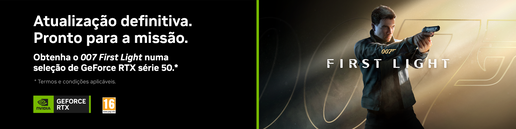Obtenha o 007 First Light com modelos selecionados da GeForce RTX S&eacute;rie 50