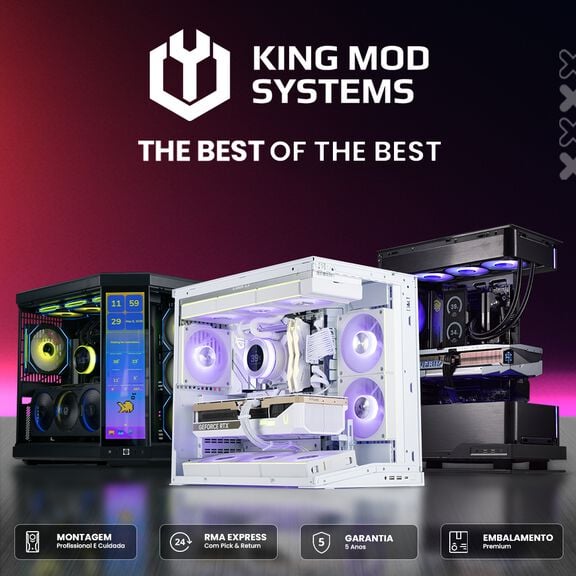 Conhece os computadores Desktop King Mod Systems