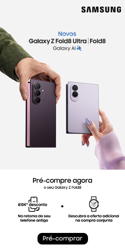 Conhece os novos telem&oacute;veis Samsung Galaxy Z Fold8 e Samsung Galaxy Z Fold 8 Ultra