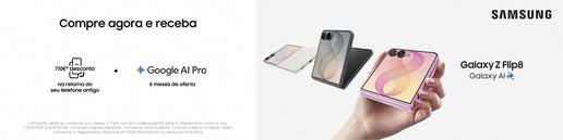 Conhece os novos telem&oacute;veis Samsung Galaxy Z Flip8