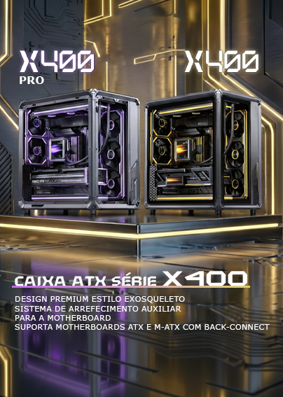 Conhece as novas caixas X400 e X400 PRO ATX da Jonsbo