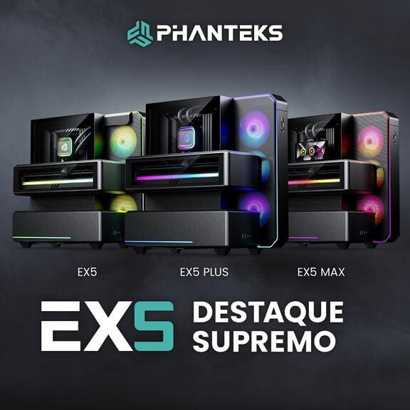 O Destaque supremo chegou, Phanteks EX5 DRGB