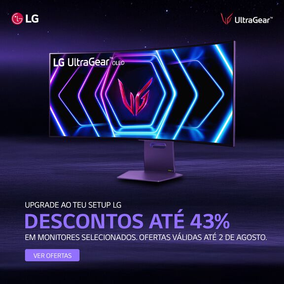 Aproveita as promo&ccedil;&otilde;es de at&eacute; 43% em Monitores LG selecionados