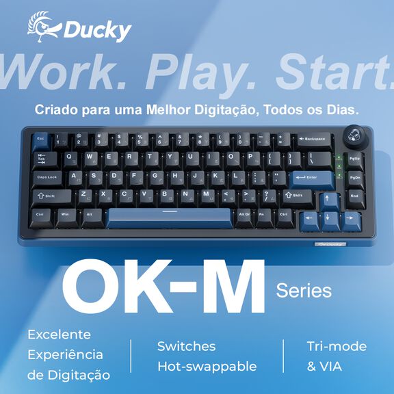 Conhece os novos Teclados Ducky OK-M-65/75/98