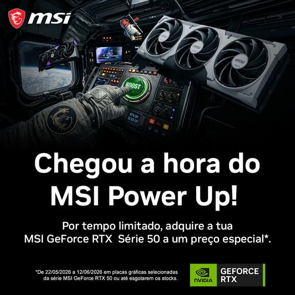 Aproveita os descontos em placas gr&aacute;ficas MSI RTX S&eacute;rie 50