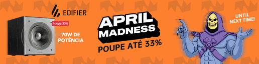 Campanha de descontos em Produtos Edifier na campanha April Madness
