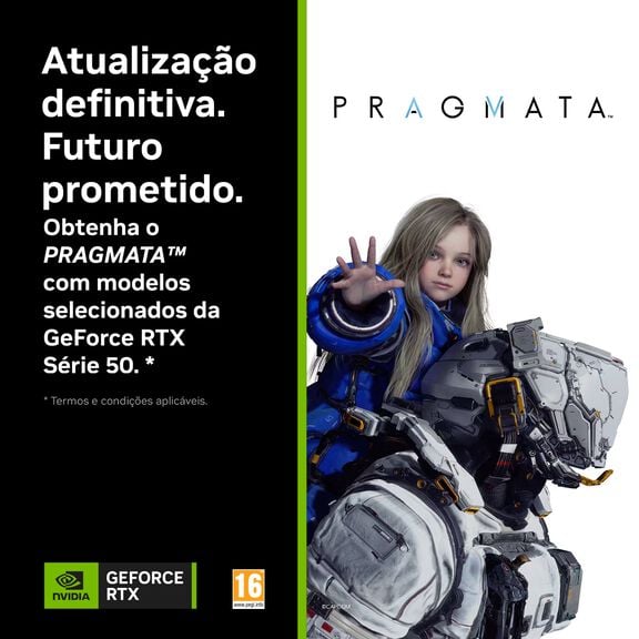 Obtenha o PRAGMATA&trade; com modelos selecionados da GeForce RTX S&eacute;rie 50