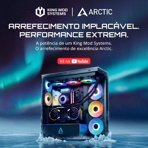 V&ecirc; o video no Youtube e fica a conhecer o novo King Mod Gamer-PC Arctic 