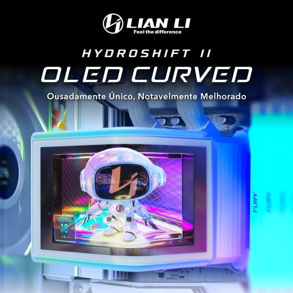 Conhece o novo AIO Lian Li Hydroshift II OLED CURVED 360