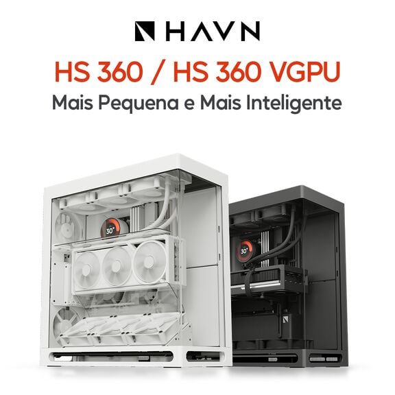 Conhece as novas Caixas ATX HAVN HS 360 e HAVN HS 360 VGPU