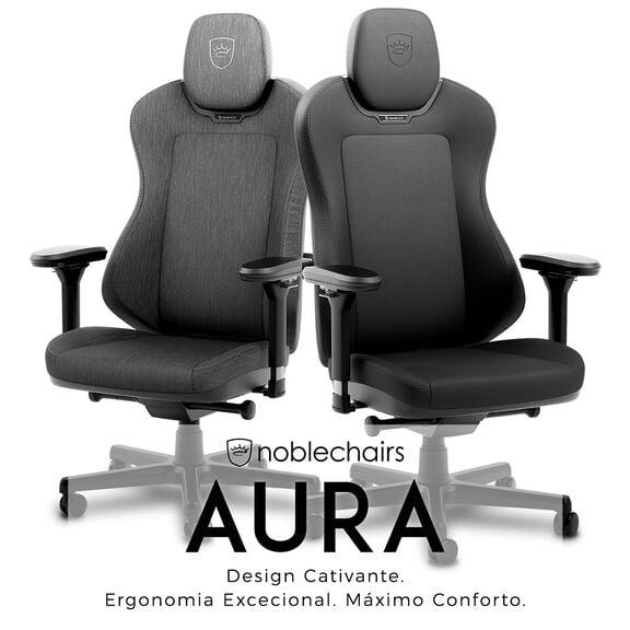 Conhece a nova cadeira noblechairs AURA