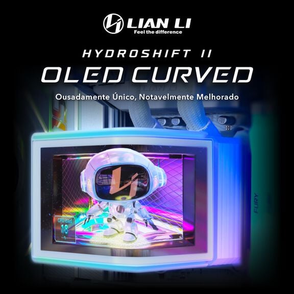 Conhece o novo AIO Lian Li Hydroshift II OLED CURVED 360