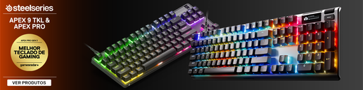 Conhece os teclados Teclado SteelSeries Apex 9 TKL e Apex Pro