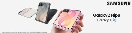 Conhece os novos telem&oacute;veis Samsung Galaxy Z Flip8