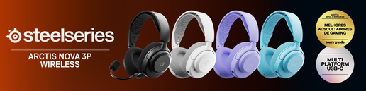 Conhece os Headsets Steelseries Nova 3P Wireless
