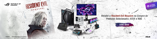 Compra produtos eleg&iacute;veis ASUS e ROG e recebe o Resident Evil Requiem via Gamesplanet