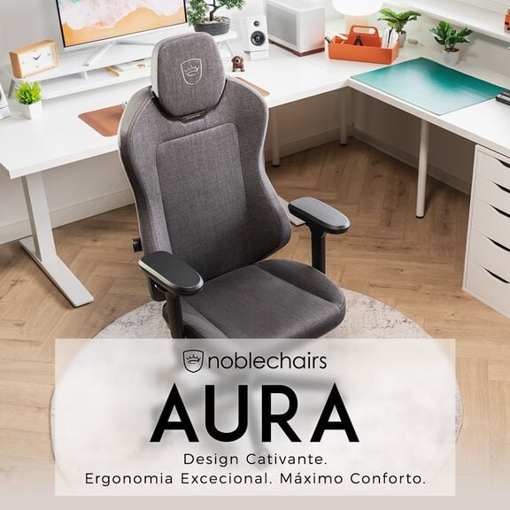 Conhece a nova cadeira noblechairs AURA