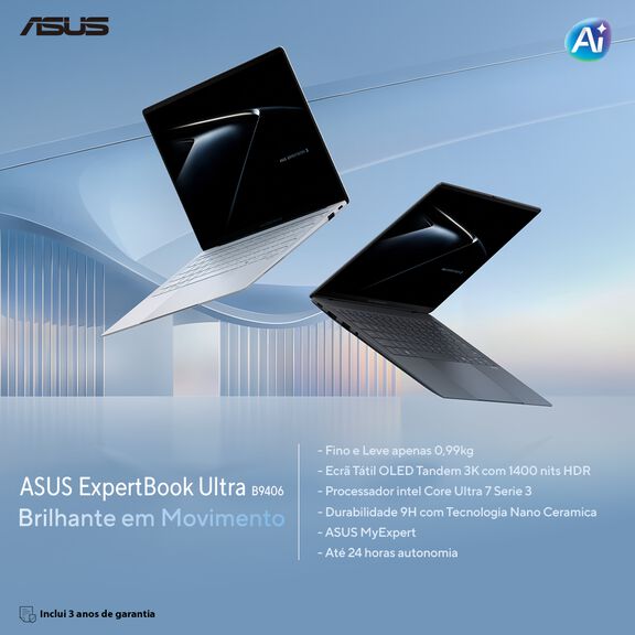 Conhece o novo Port&aacute;til ASUS Expertbook Ultra B9 B940