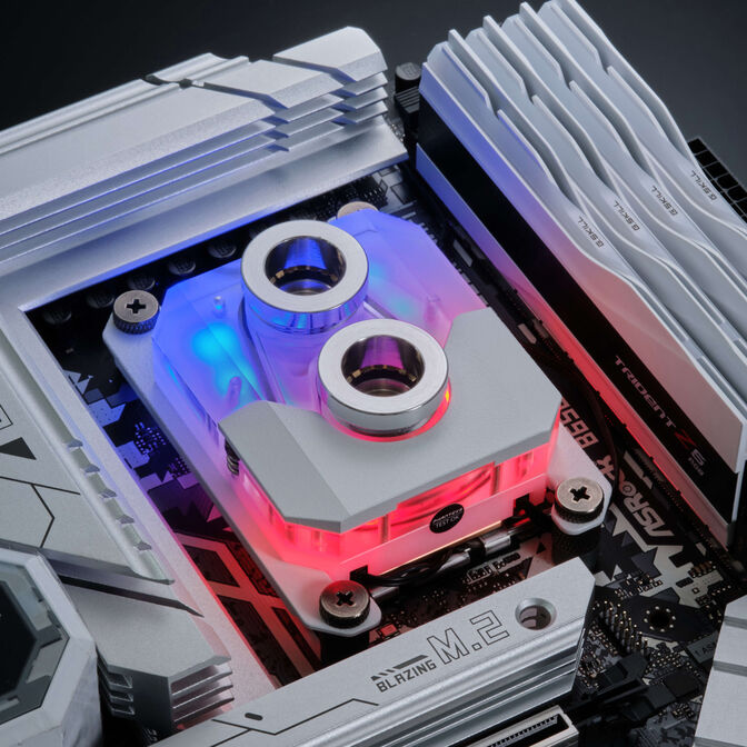 Bloco CPU Phanteks Glacier EZ-Fit 450 - Branco image number 3
