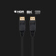 Cabo DisplayPort Ewent EC1406 M/M 8K Ultra HD 1.4 2m Preto image number null