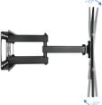 Suporte de Parede Tooq Tilt 6 Pivots 37" a 70" Max. 50kg Preto image number null