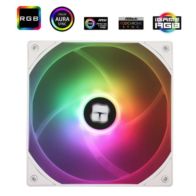 Ventoinha Thermalright TL-C14CW-S ARGB PWM Branco 140mm image number 0