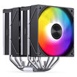 Cooler CPU Jonsbo CA80 ARGB Preto - 2x 120mm image number null