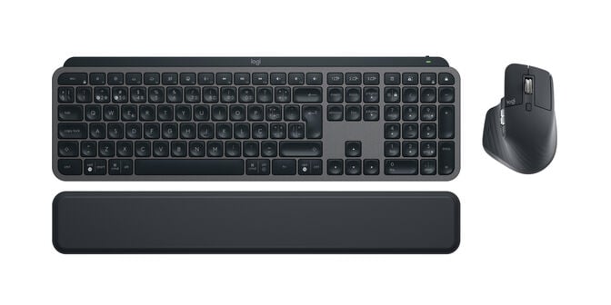 Teclado + Rato Logitech MX Keys S + MX Master 3S Grafite (PT) image number 0