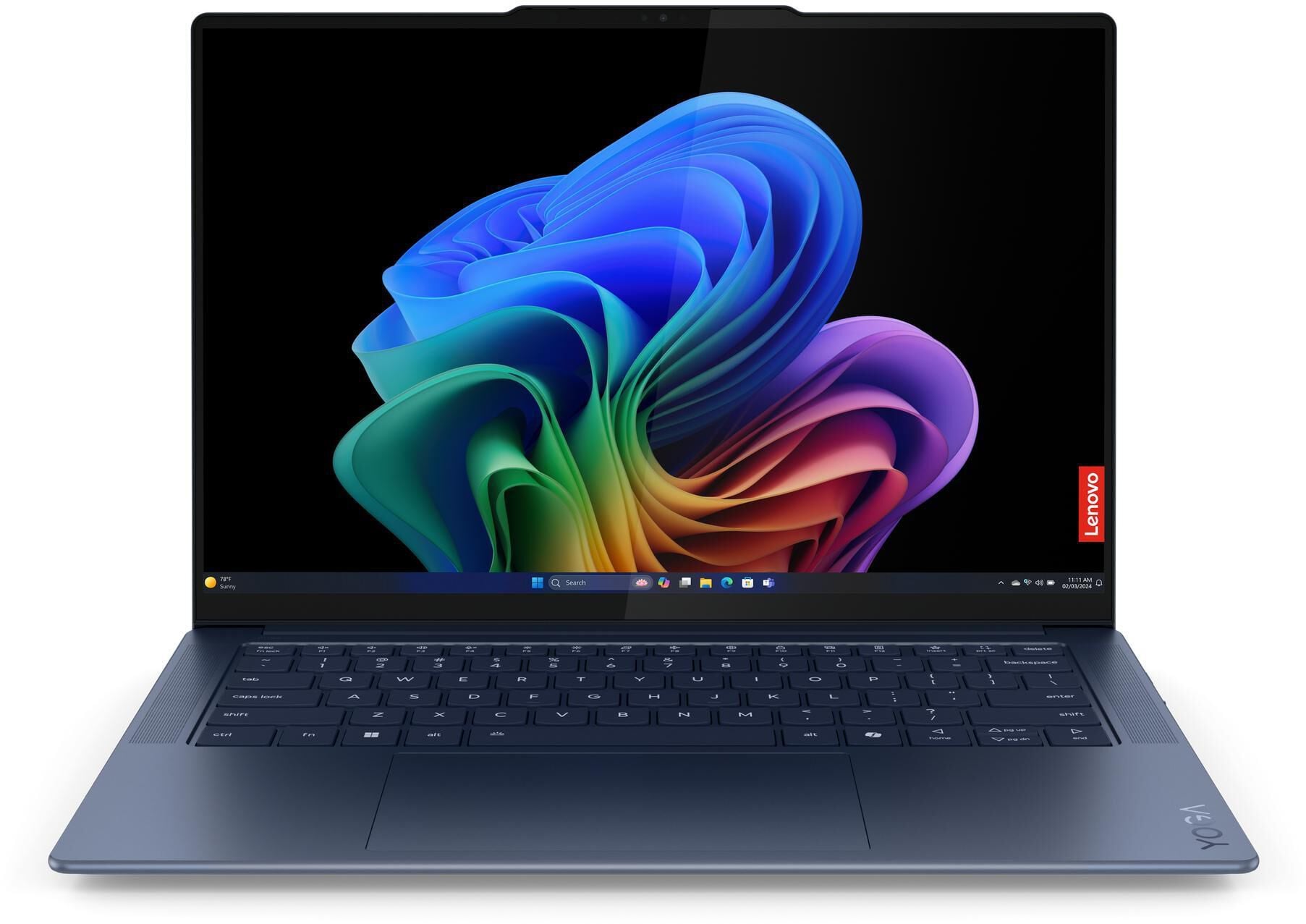 Port&aacute;til Lenovo Yoga Slim 7X 14Q8X9 14" Snapdragon X Elite X1E-78-100 32GB 1TB 3K OLED W11
