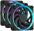 Ventoinha Fractal Design Momentum 12 120mm 2200RPM 8 Pinos RGB Preta (3 Pack) image number null