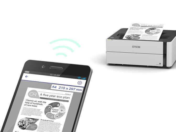 Impressora Epson EcoTank ET-M1180 Wi-Fi Monocrom&aacute;tica image number 5