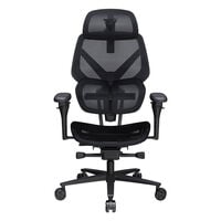 Cadeira Gaming Ergonomica TX3 (ThunderX3) FLEX Pro, Apoio lombar 360 graus - Mesh Black