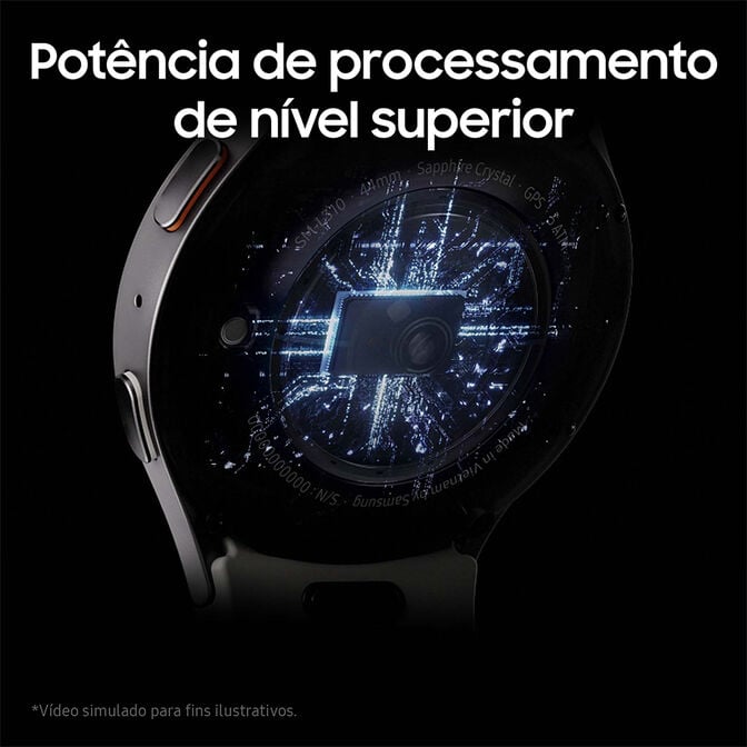 Smartwatch Samsung Galaxy Watch 7 44mm BT Prateado image number 5