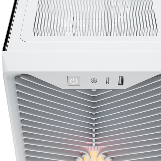 Caixa ATX Corsair 3200D RS ARGB Perfomance Branca Vidro Temperado image number 1