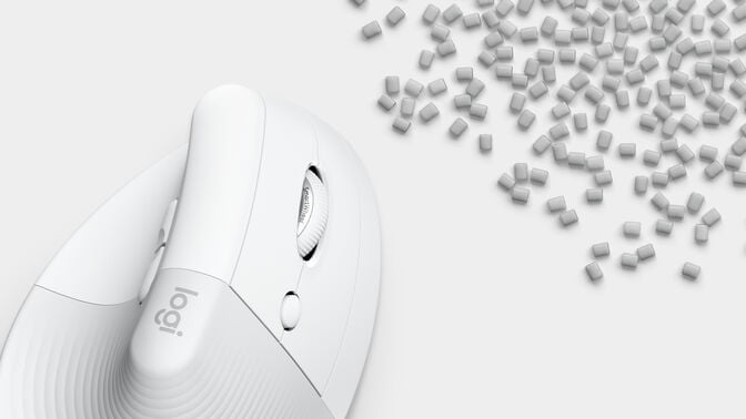 Rato Logitech Lift Vertical Wireless Branco image number 8