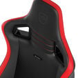 Cadeira noblechairs EPIC Compact - Preto / Carbono / Vermelho image number null