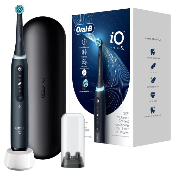Escova de Dentes El&eacute;trica Oral-B iO Series 5 Matt Black image number 0