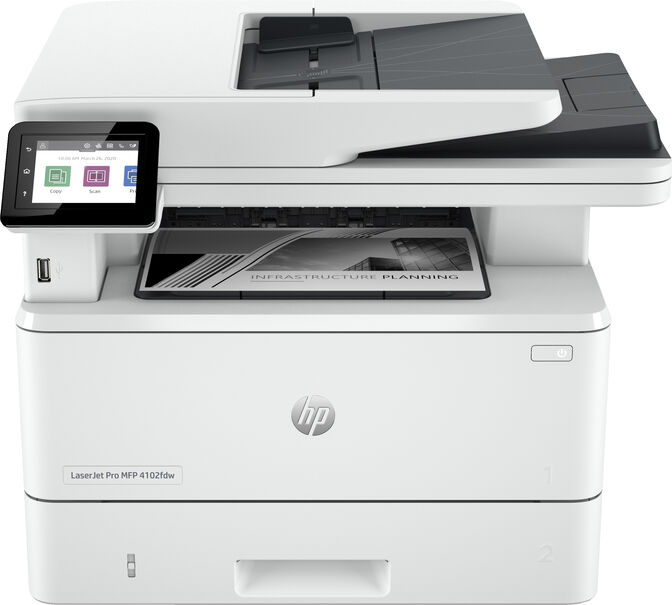 Impressora Multifun&ccedil;&otilde;es a Laser HP LaserJet Pro MFP 4102fdw WiFi image number 0