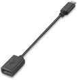 Cabo USB 2.0 3A OTG Nanocable USB-C/M-A/F 15 CM Preto image number null