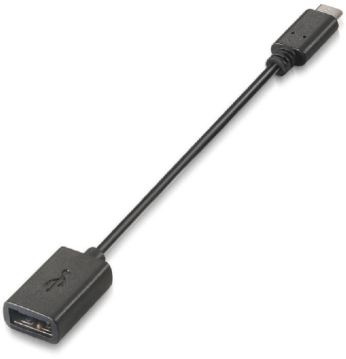 Cabo USB 2.0 3A OTG Nanocable USB-C/M-A/F 15 CM Preto image number 2